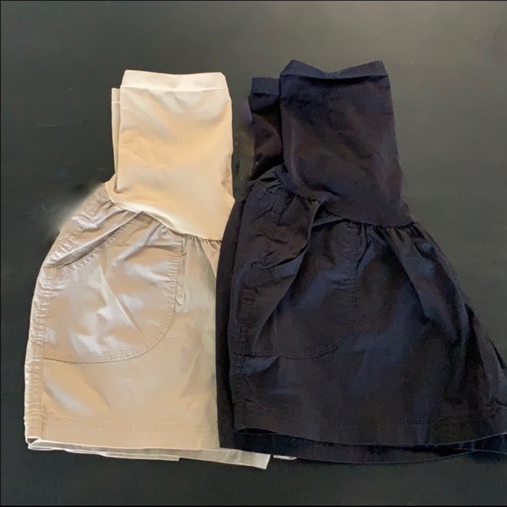 🤰(LOT)Motherhood Maternity Shorts Bundle